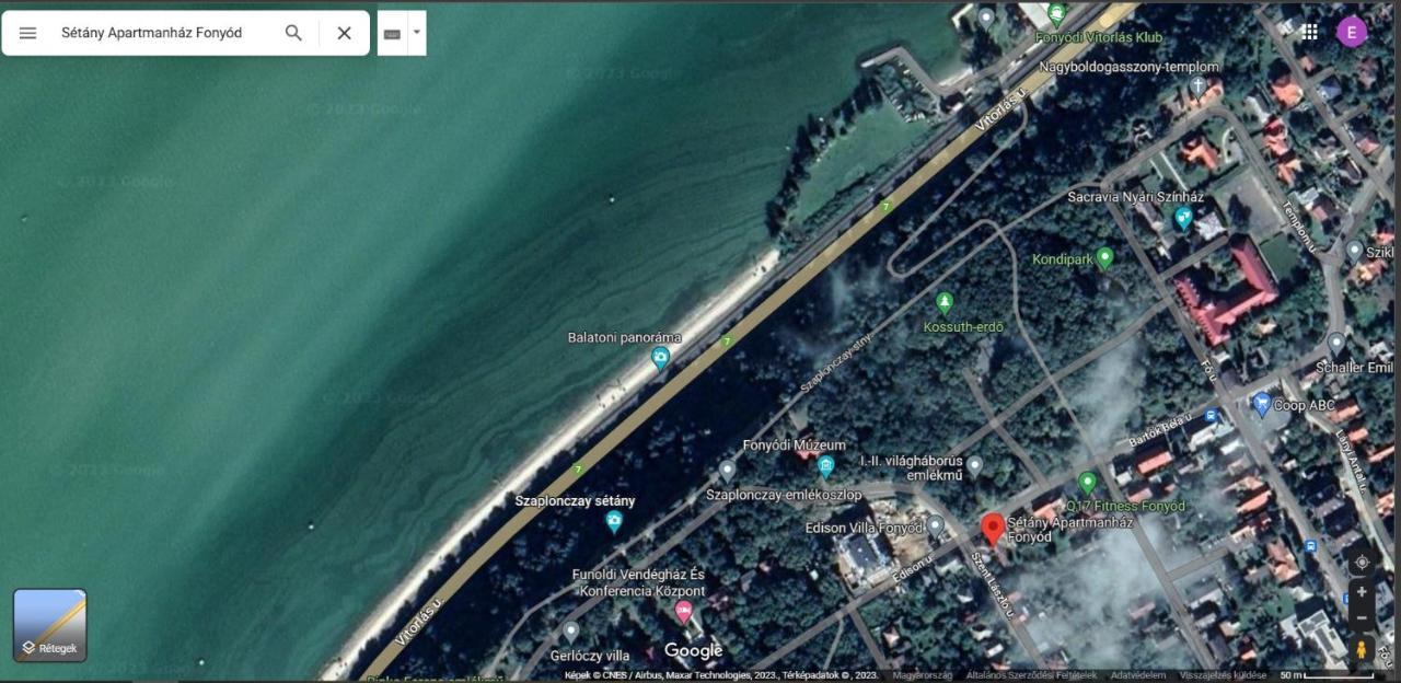 Setany Apartmanhaz Fonyód Екстериор снимка